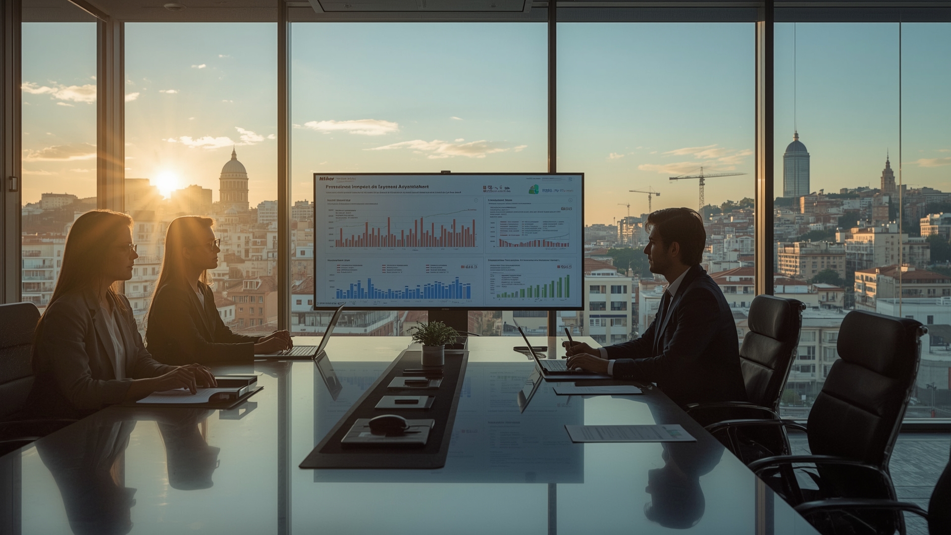 Equipo de profesionales financieros